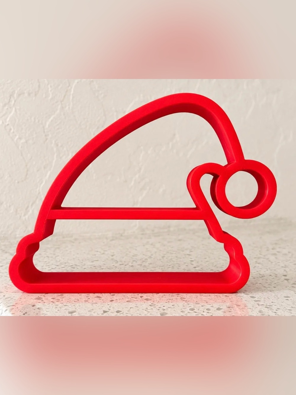 Red Santa Hat Holiday Cookie Cutter - Unbranded